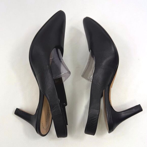 Elegant Black Slingback Heels - Picture 8 of 14